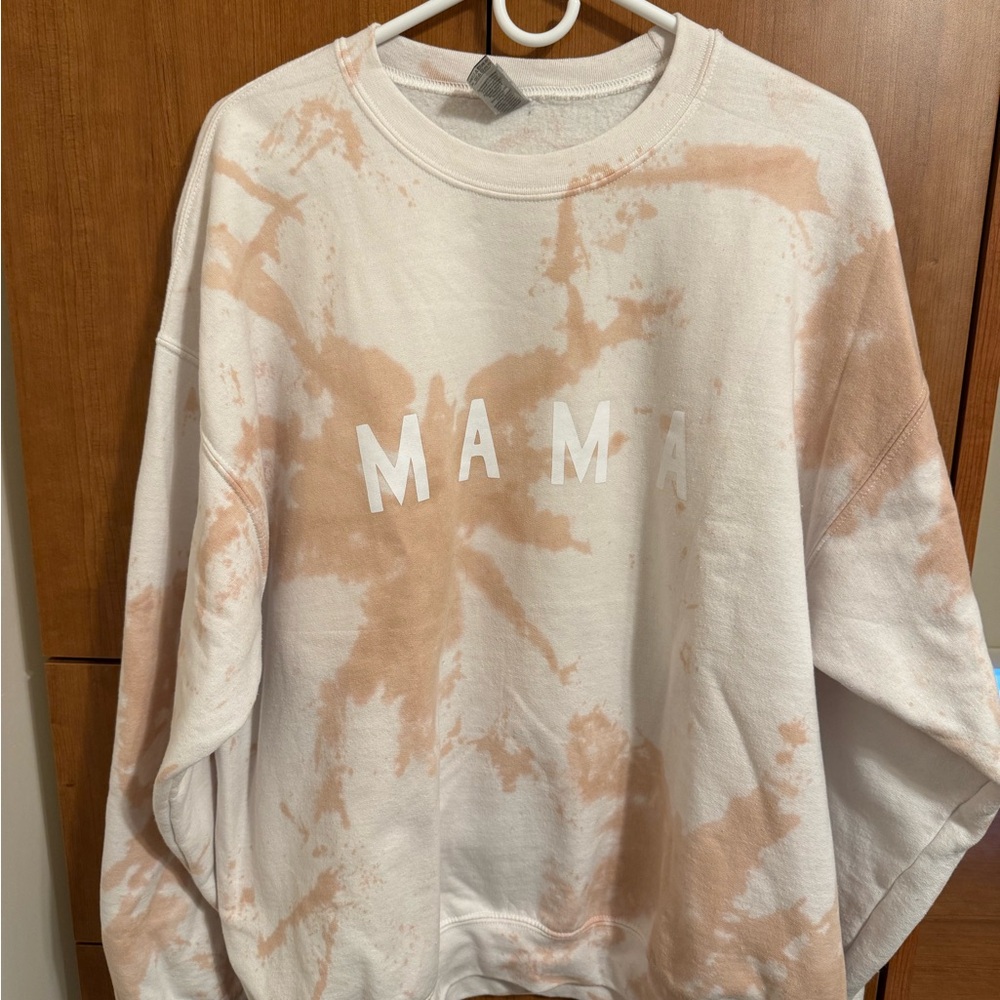 Tie-Dye 'MAMA' Sweatshirt